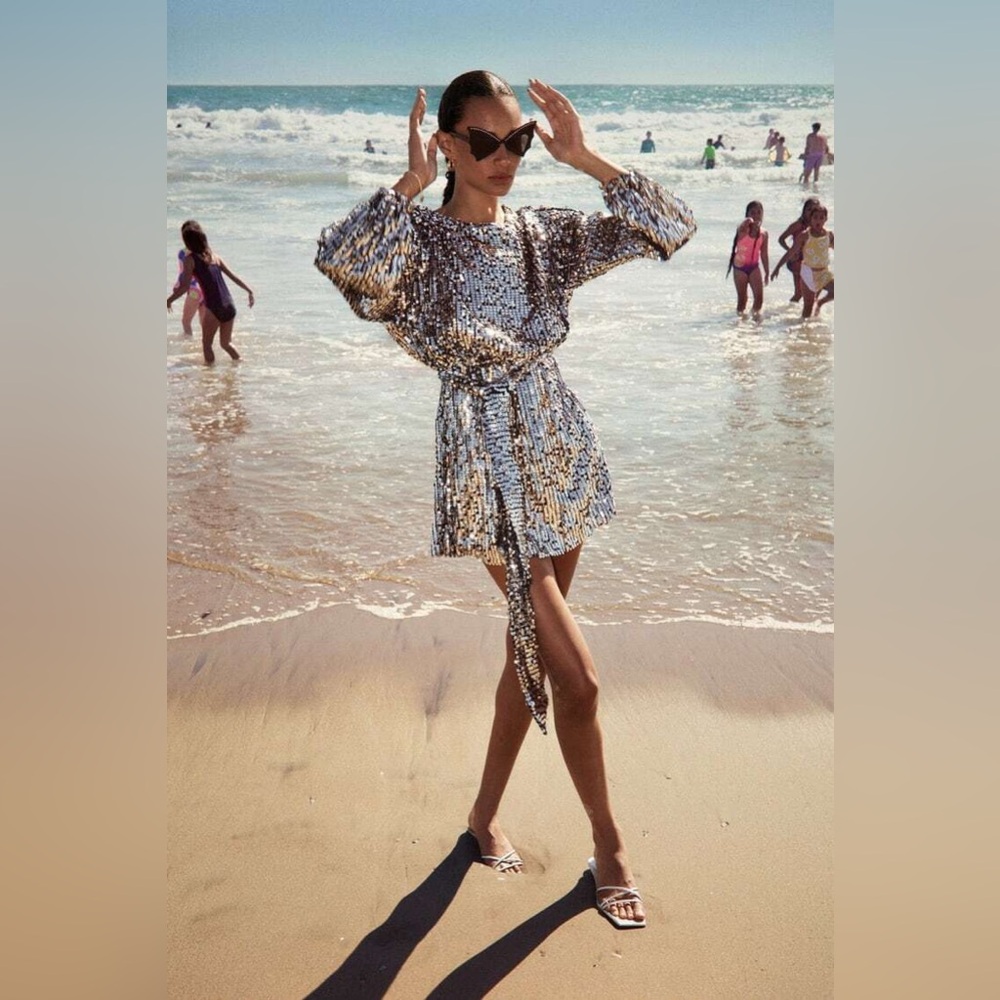 Zara Sequin Mini Dress